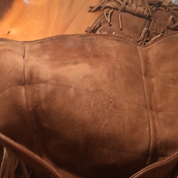 Minnetonka Fringe Brown Women's Boots Size 7 - Picture 11 of 16